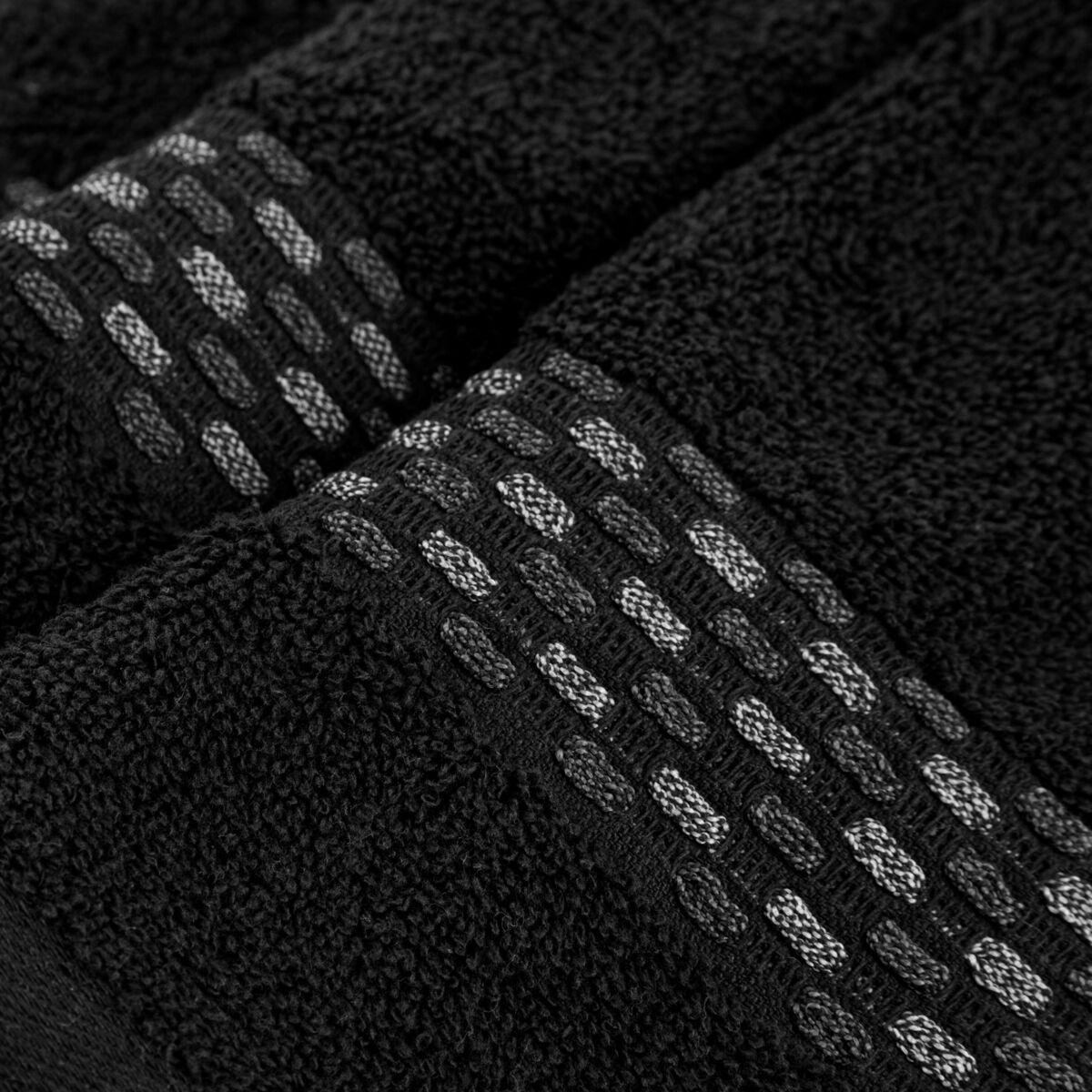 Ręcznik 70 x 140 czarny Riva