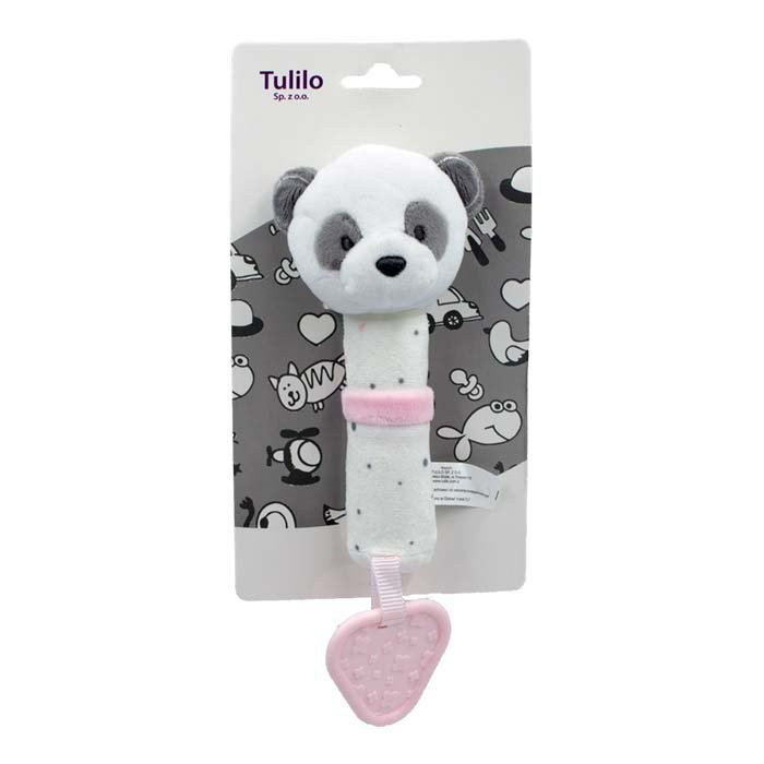 TULILO TULILO Zabawka z dźwiękiem - Panda różowa 16 cm 5_818370