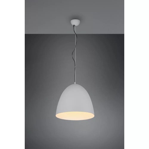 Żyrandol Tilda, 1-punktowy, szary, Ø 40 cm