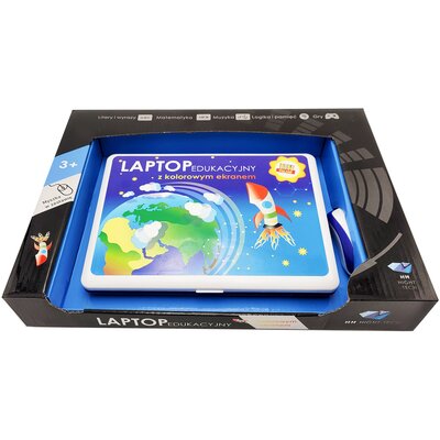 HH POLAND LAPTOP EDUKACYJNY KOLOROWY WYŚWIETLACZ 53 PROGRAMY CZ21433