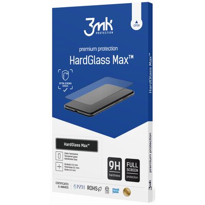 3MK Szkło hartowane Hardglass Max do Xiaomi Redmi Note 12 Pro / 12 Pro+ / 12E