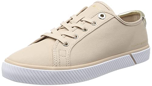 Tommy Hilfiger Damskie trampki LACE UP Vulc Wulkanizowane, Misty Blush, 3,5 UK, Misty Blush, 36 EU