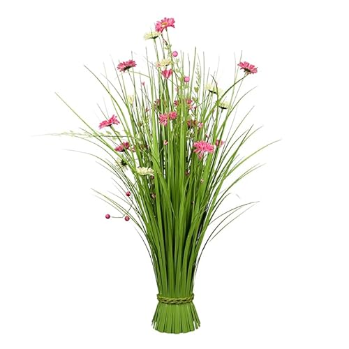 GILDE Dekoracyjne rośliny, tworzywo sztuczne, zielone, różowe, wysokość 70 cm
