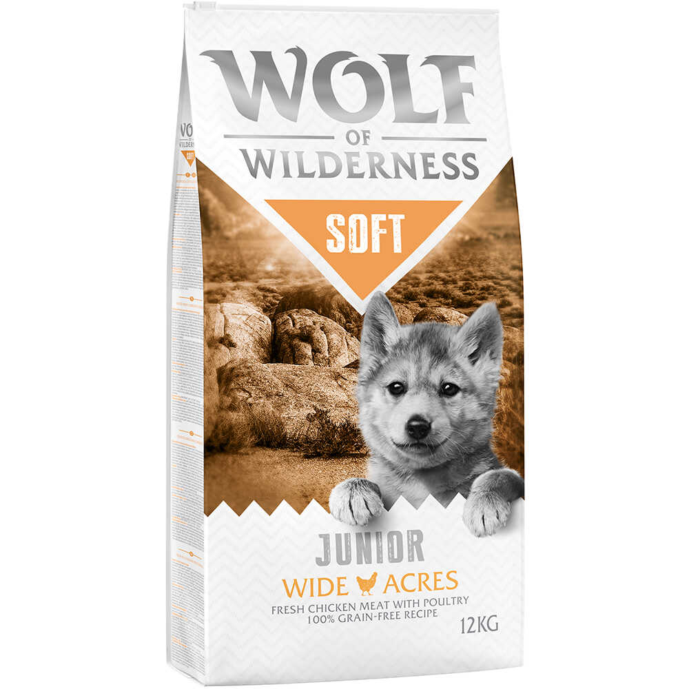 Wolf of Wilderness Junior Soft Wide Acres 12 kg