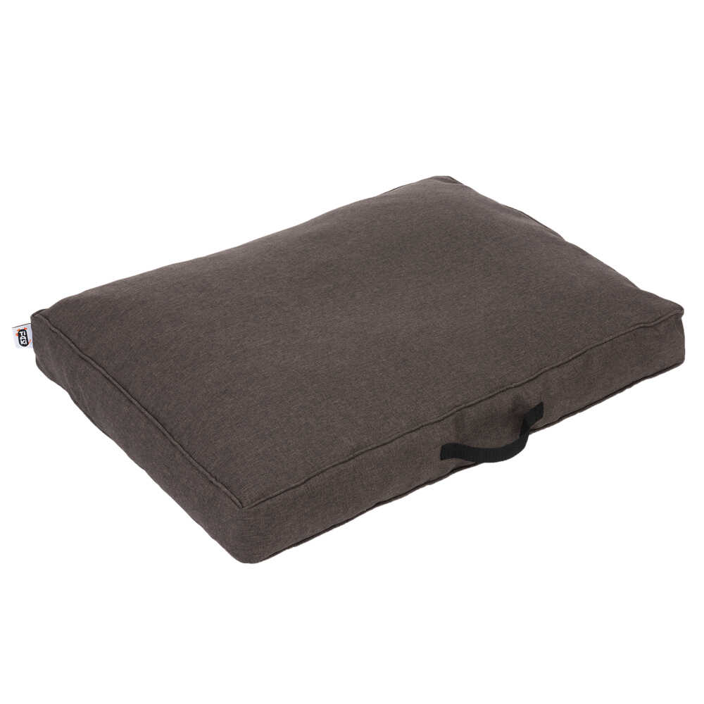 TIAKI, materac dla psa z pianką Memory Foam, brązowy - Dł. x szer. x wys.: 120 x 90 x 19 cm Dostawa GRATIS!