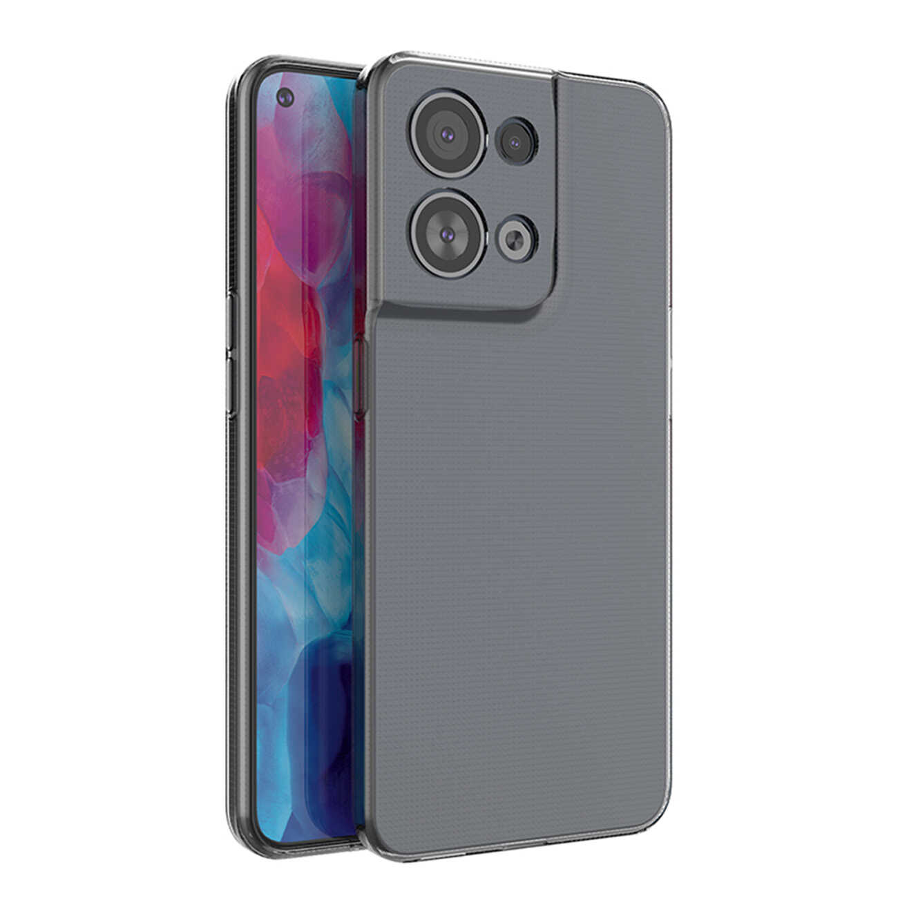 Hurtel Ultra Clear 0.5mm etui Oppo Reno 8 Pro cienki pokrowiec przezroczyste
