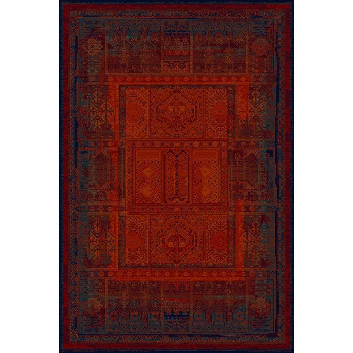 Dywan wełniany Omega Nakbar rubin 235 x 350 cm