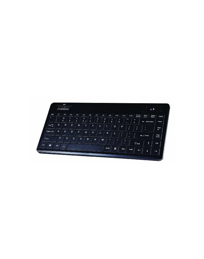 Keyboard USB Perixx PERIBOARD-505H+ US, Black,mini,2xUSBHub,Trackball, US Layout