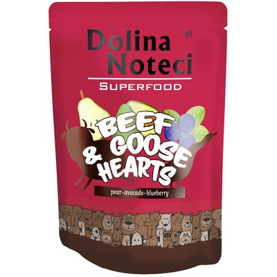 Dolina Noteci SuperFood Wołowina i serca gęsi 300 g