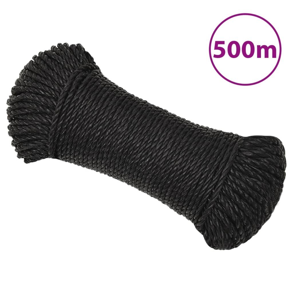 Linka robocza, czarna, 8 mm, 500 m, polipropylen Lumarko!