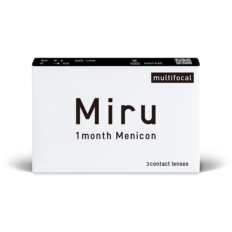 Soczewki miesięczne Miru 1month Menicon Multifocal 3 szt.