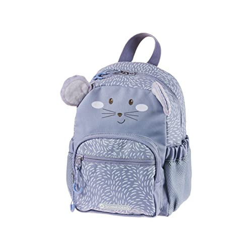 Schneiders 49459-047 - Plecak dziecięcy Mini Mouse, ok. 18,5 x 27 x 11 cm, plecak dla dzieci o pojemności 6 litrów, 2 komory i 2 kieszenie boczne