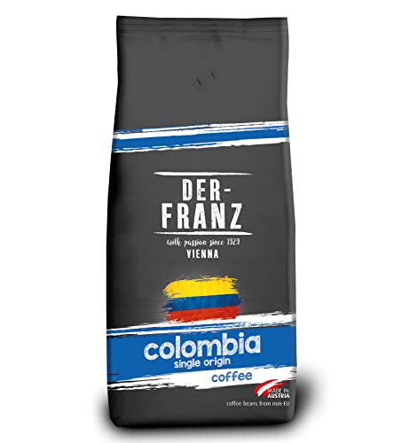 Der-Franz Columbia Single Origin Kawa ziarnista cała 1000 g
