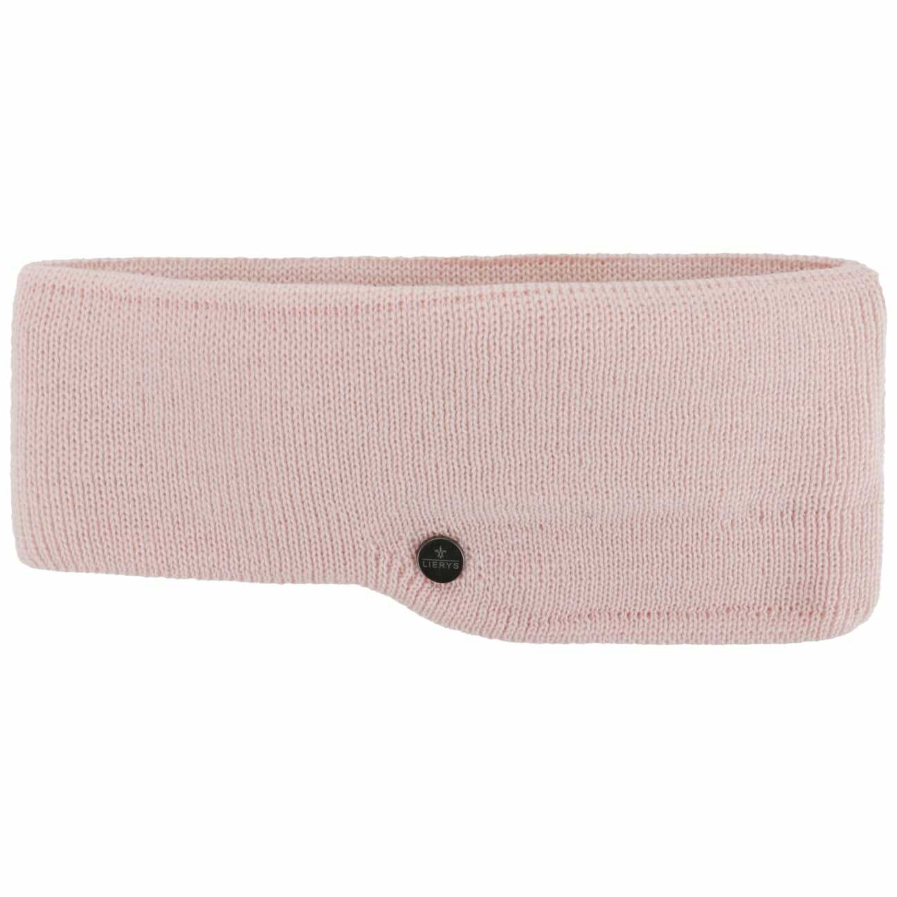 Opaska na Czoło Fine Merino by Lierys, różowy, One Size