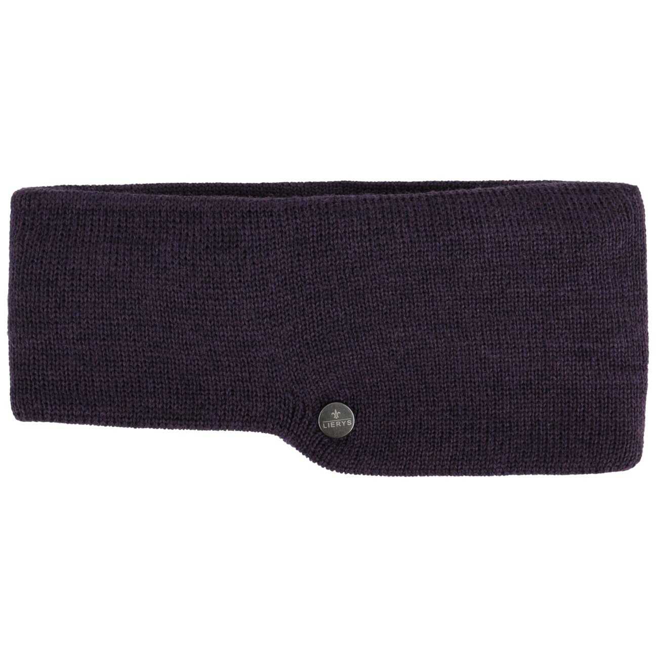 Opaska na Czoło Fine Merino by Lierys, śliwkowy, One Size