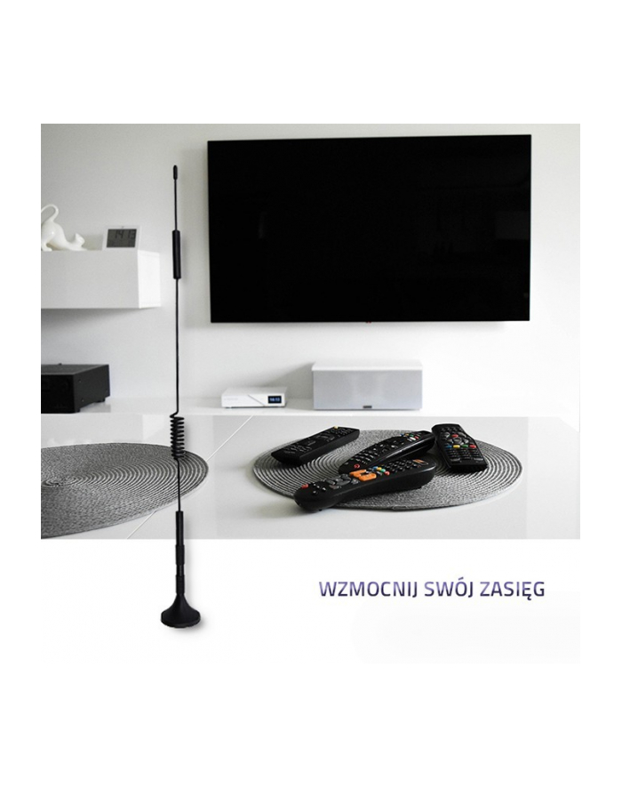 qoltec Antena 4G LTE dookólna | 7dBi | wewnętrzno/zewnętrzna