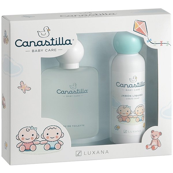 MONPLER Canastilla promocyjny zestaw dla dzieci mydło w płynie 150 ml + woda toaletowa 100 ml