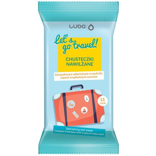 LUBA LUBA LETS GO TRAVEL Chusteczki nawilżane 15 szt