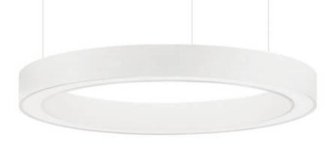 Wisząca lampa nowoczesna LE42810 LED 60W do sypialni biała