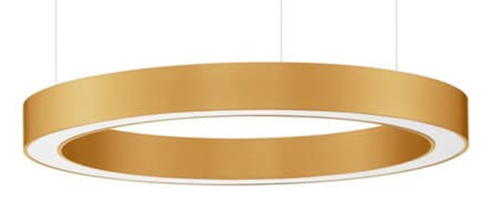 Wisząca lampa do salonu LE42812 nad stolik LED 60W złota