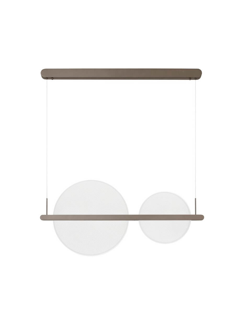 Wisząca lampa pokojowa LE42825 circles LED 42W brązowa