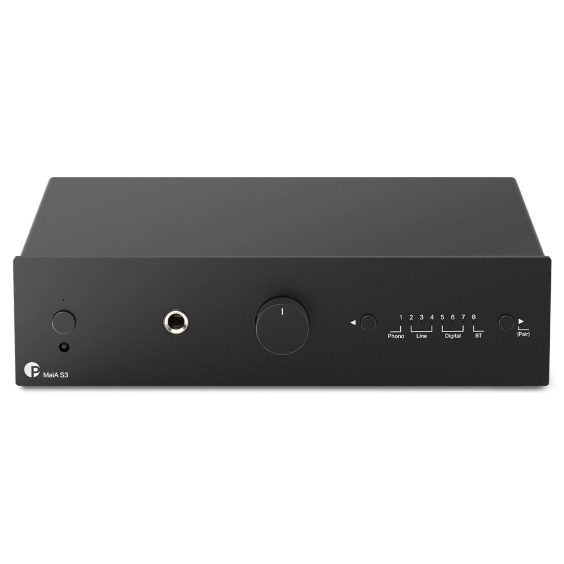 Pro-Ject MaiA S3 – Wzmacniacz zintegrowany stereo z odbiornikiem Bluetooth 5.0 Czarny
