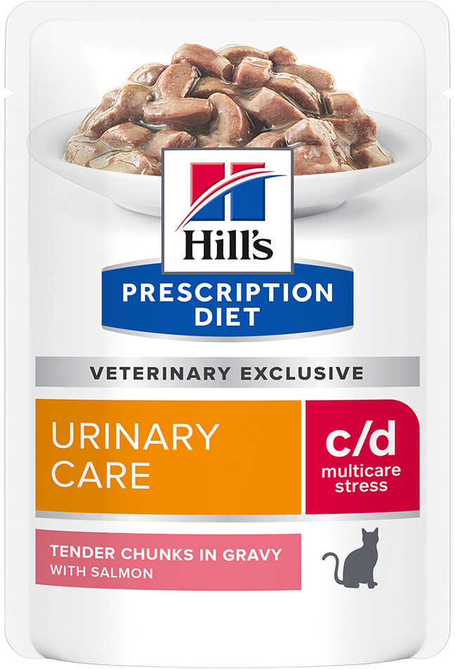 Hill s Prescription Diet c/d Multicare Stress Urinary Care, łosoś - 24 x 85 g