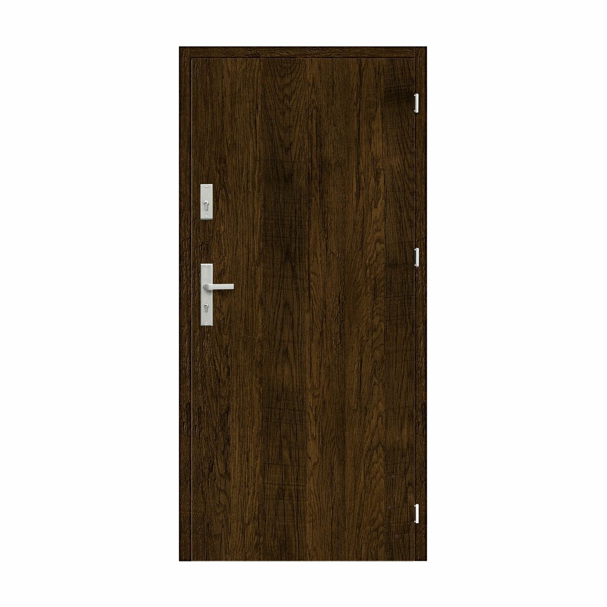 Drzwi wewnętrzne wejściowe MDF RC2 32dB Eris Set orzech san marino 90 prawe