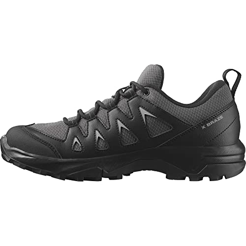 Salomon Damskie buty trekkingowe X BRAZE Gore-TEX Hiking Shoe, magnetyczne/czarne, 41 1/3 EU, Magnes czarny czarny, 41 1/3 EU