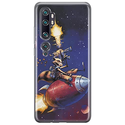 ERT GROUP etui na telefon Xiaomi MI NOTE 10 / MI NOTE 10 PRO, case oryginalny i oficjalnie licencjonowany przez Marvel, wzór Rocket 007, optymalnie dopasowane, plecki z TPU