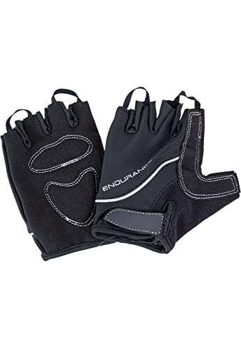 Endurance Unisex rękawiczki rowerowe Davin z wygodną wkładką żelową 1001S Black, L