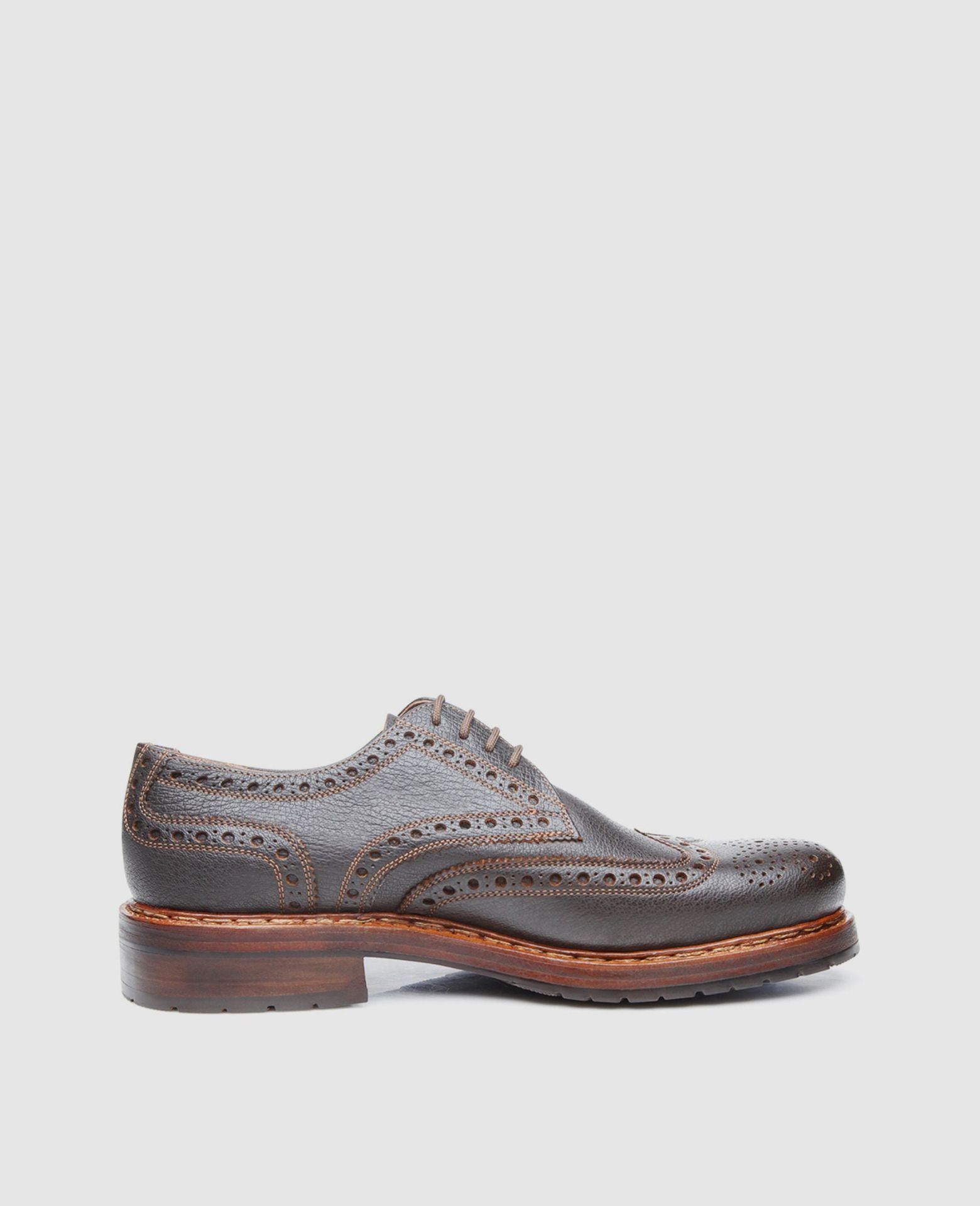 Heinrich Dinkelacker Buty biznesowe Derby RIO FULL-BROGUE W