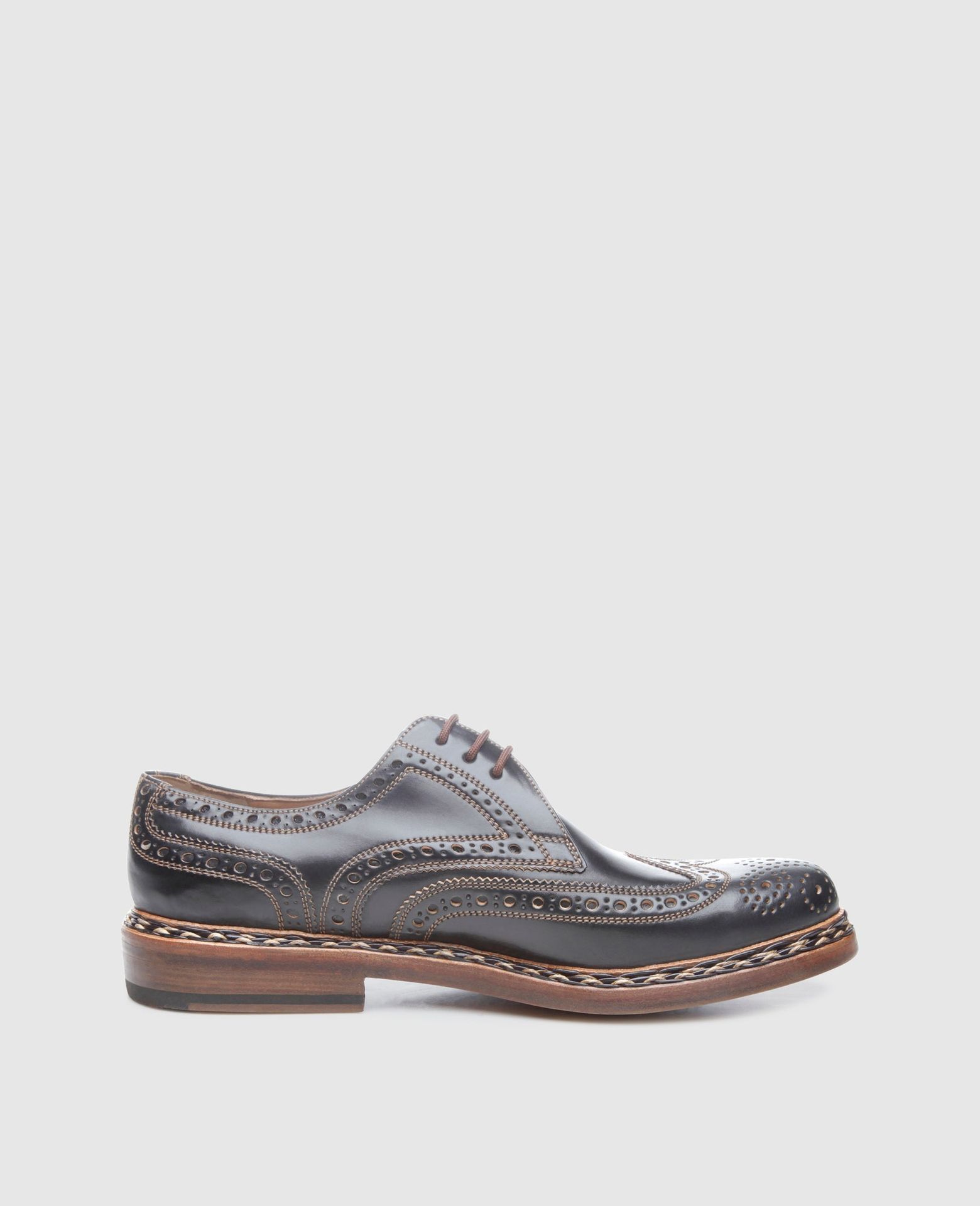 Heinrich Dinkelacker Buty biznesowe Derby BUDA FULL-BROGUE C