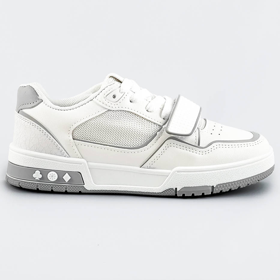 DAMSKIE ADIDASY DWUKOLOROWE BIAŁO-SZARE (AD-585) - Mix Feel