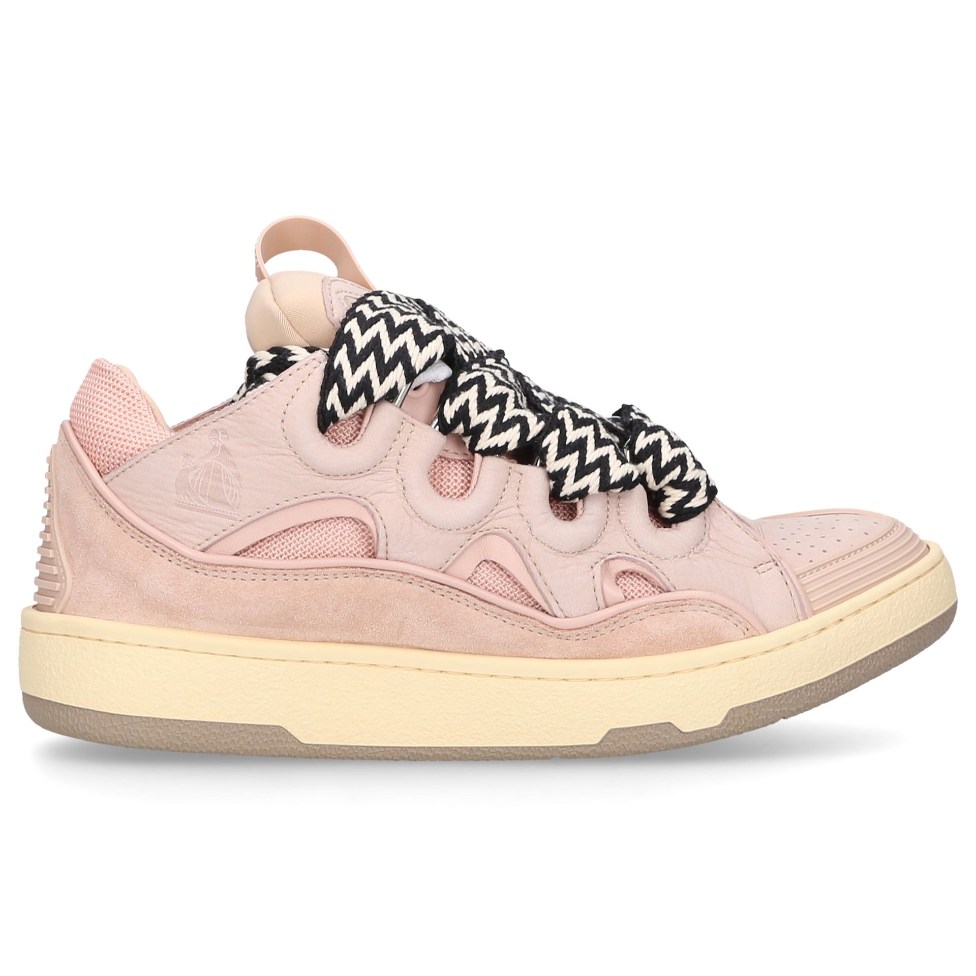 Lanvin Trampki niskie CURB zamsz