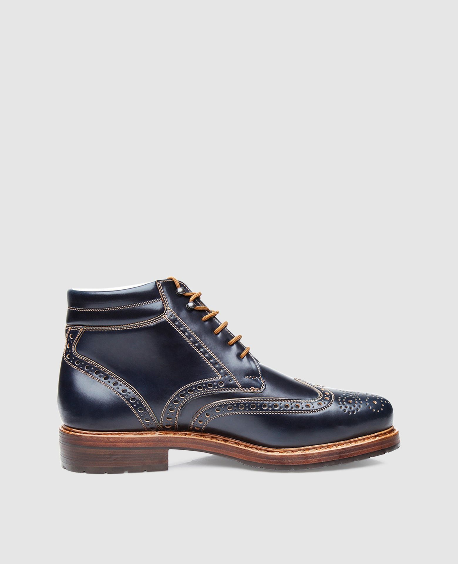 Heinrich Dinkelacker Buty biznesowe Derby BUDA FULL-BROGUE C