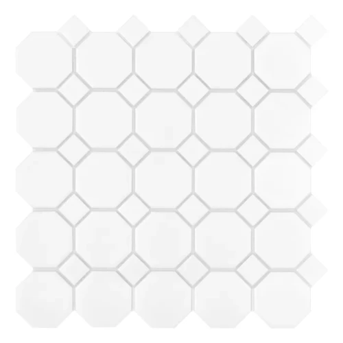 Mozaika Dunin Mini Octagon White 55 matt