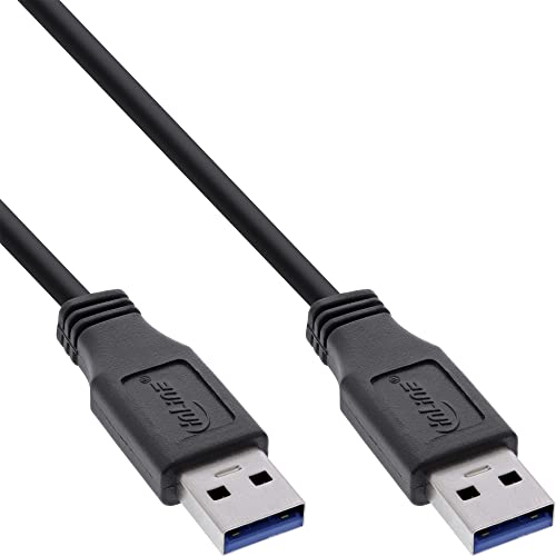 InLine Kabel USB Typ A męski A męski czarny 1m 35210