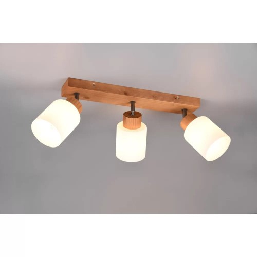 Trio Rl Sprout R31293302 lampa wisząca zwis 3x40W E14 czarna