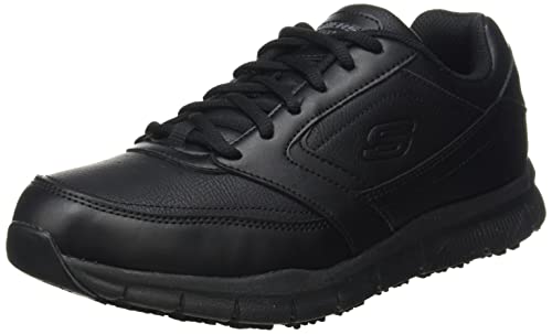 Skechers Nampa męskie trampki, Czarny syntetyczny PU, 47.5 EU