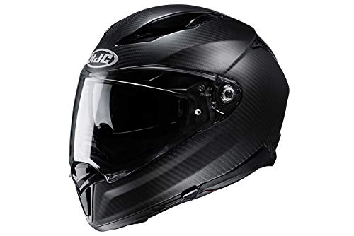 HJC, pełny kask motocyklowy F70 carbon mat black, XS