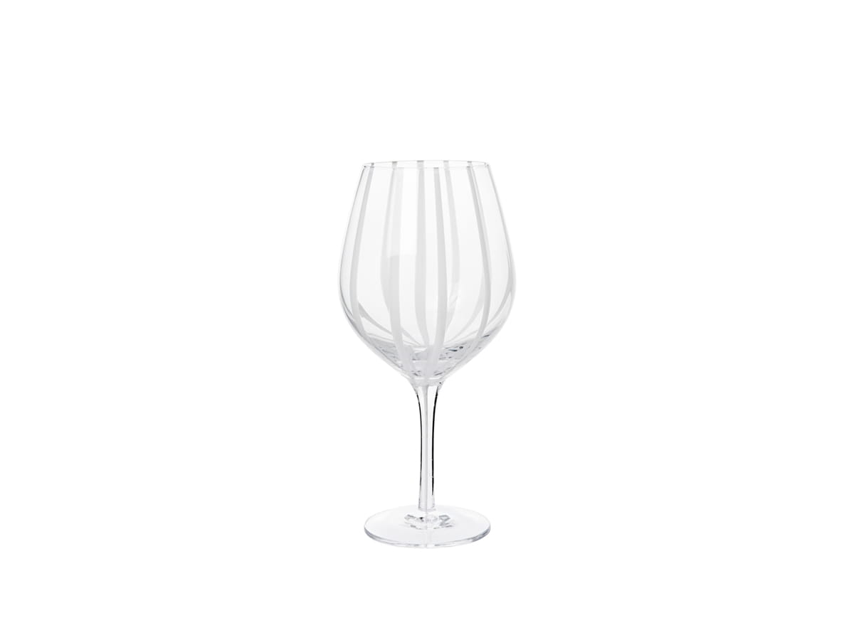 Broste Copenhagen - Kieliszek do czerwonego wina Stripe