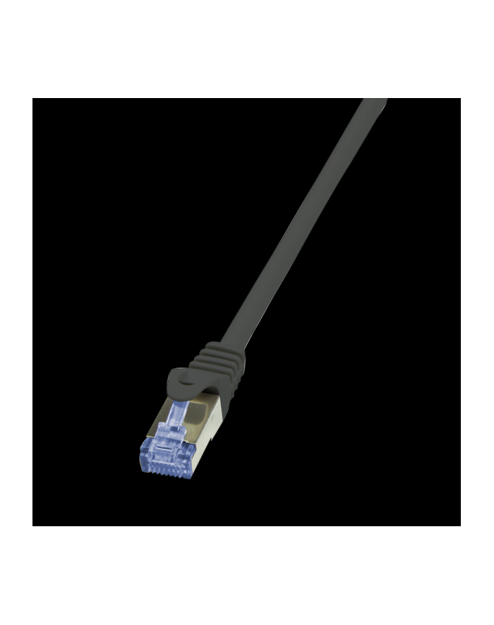 Patchcord LogiLink CQ4023S Cat.6A/7 600 MHz S/FTP PIMF 0,50m czarny