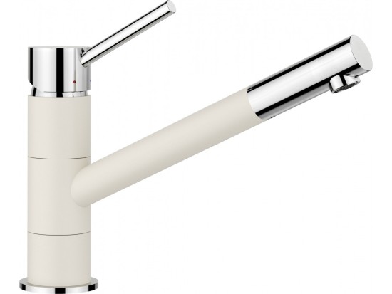 Bateria stojąca BLANCO Kano Silgranit-Look Delikatny biały/chrom 526951