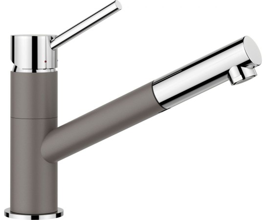 Bateria stojąca BLANCO Kano-S Silgranit-Look Wulkaniczny szary/Chrom 526952