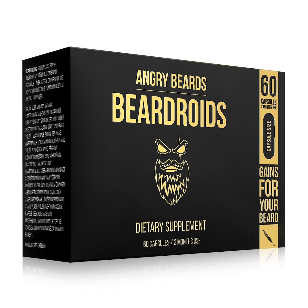 ANGRY BEARDS Beardroids ? Witaminy i minerały na porost