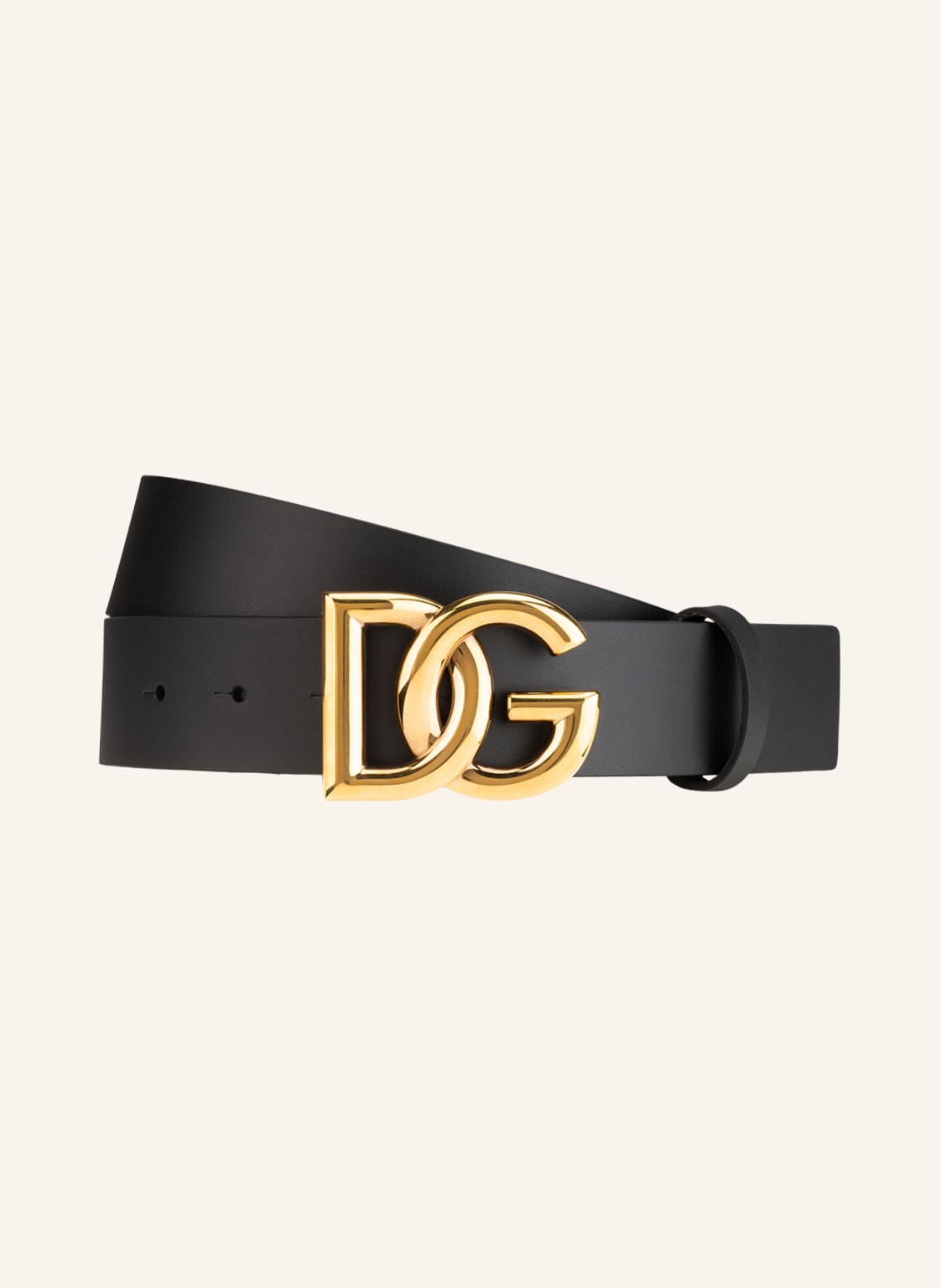 Dolce & Gabbana Pasek Skórzany schwarz