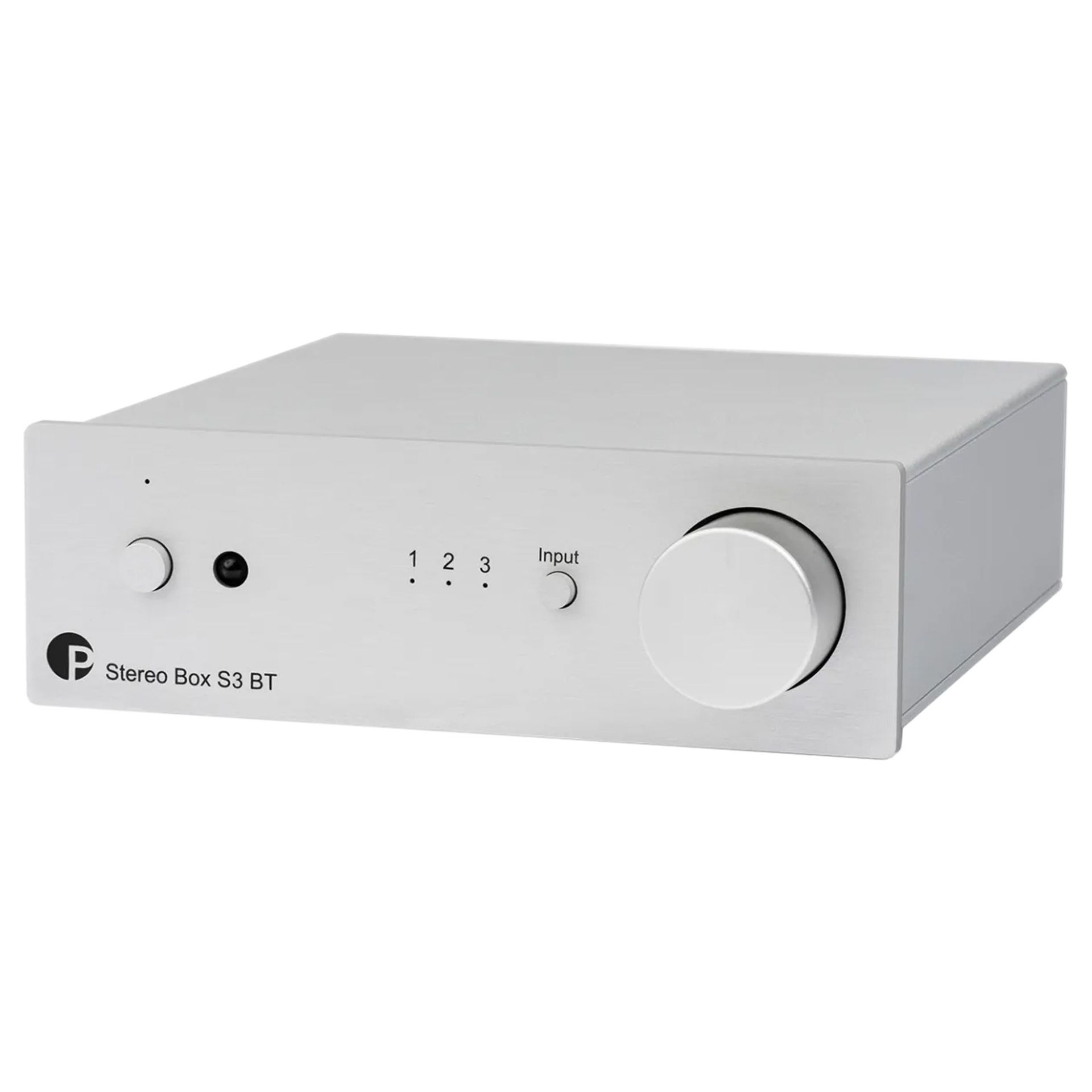 Pro-Ject Stereo Box S3 BT – Wzmacniacz zintegrowany stereo z odbiornikiem Bluetooth 5.0 Srebrny