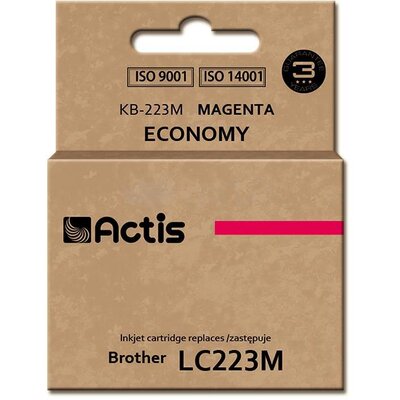 Actis Tusz KB-223M (do drukarki Brother, zamiennik LC223M standard 10ml magenta) EXPACSABR0051