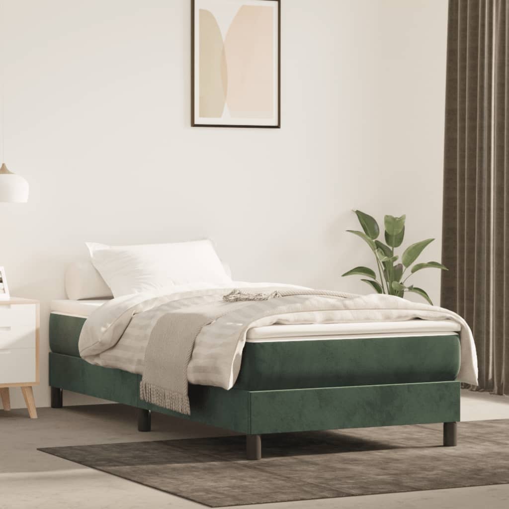 Materac kieszeniowy ciemnozielony 100x200